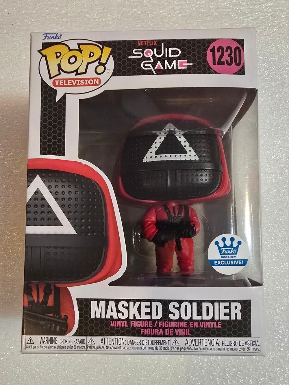 Funko Pop! Squid Games 1230 Masked Soldier Funko Ex Vaulted